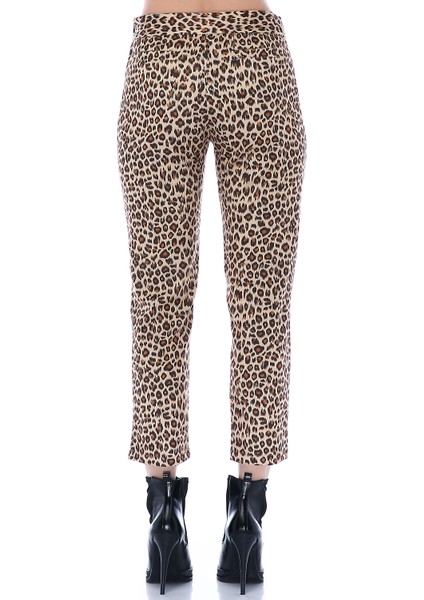 31817 Leopar Desen Pantolon modelleri
