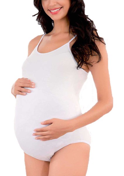 Kadın Hamile Çıtçıtlı Body