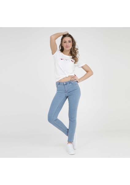 Vmjulia Flex İt Mr Slim Jegging Gu103 Jeans Kadın Kot Pantolon 10211611