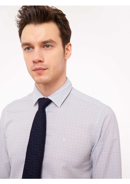 Lacivert Slim Fit Gömlek
