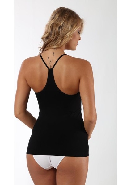 6021 Seamless Kadın Spor Kesim Atlet Siyah fiyatları