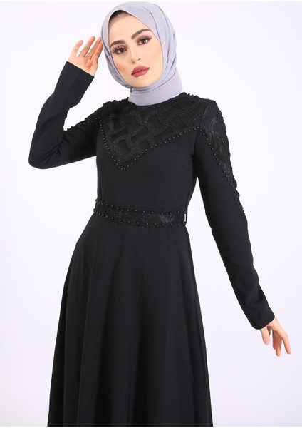 Abiye Elbise Siyah Laruj 60700010 modelleri