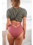 Pembe Yüksek Bel Bikini Alt 2
