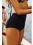 Siyah Yüksel Bel Şık Bikini Alt 3