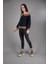 Omuzları Açıkta Kısa Sweatshirt 2