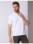 Erkek Beyaz Regular Fit Polo Yaka Basic Tişört 50204835-VR013 2