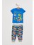 Erkek Bebek Bebek Dinazor Baskılı Pijama Takımı 1