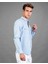 Slim Fit Açık Mavi Denim Erkek Gömlek 2
