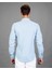 Slim Fit Açık Mavi Denim Erkek Gömlek 3