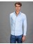 Süper Slim Fit Mavi Erkek Gömlek 1