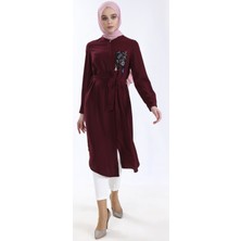 Sitare Önü Nakışlı Tunik 19Y2468