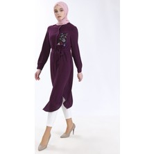 Sitare Önü Nakışlı Tunik 19Y2468