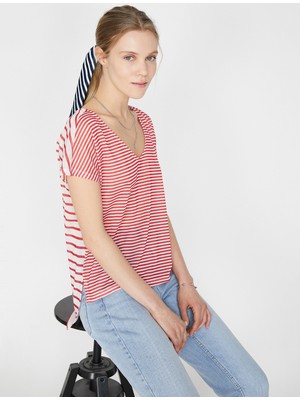 Koton Çizgili T-Shirt