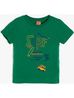 Koton Yazılı Baskılı Tişört