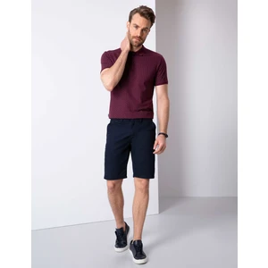 Pierre Cardin Erkek Lacivert Standart Fit Bermuda Şort 50204615-VR033