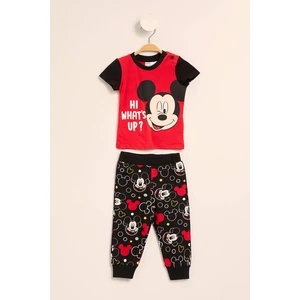 Defacto Erkek Bebek Erkek Bebek Mickey Mouse Baskılı Lisanslı Alt Üst Set