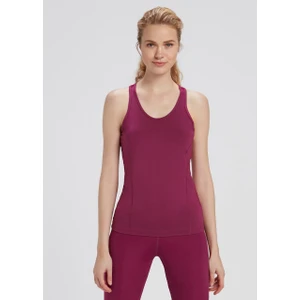 Kadın Spor Atlet T-Shirt Vişne