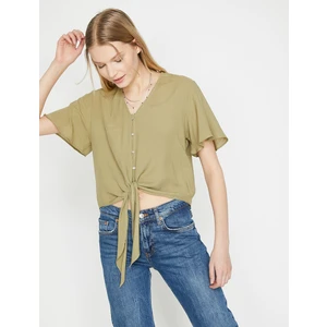 Beli Bağlamalı Gömlek