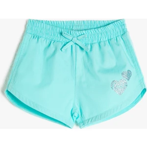 Kız Bebek Sim Detaylı Şort