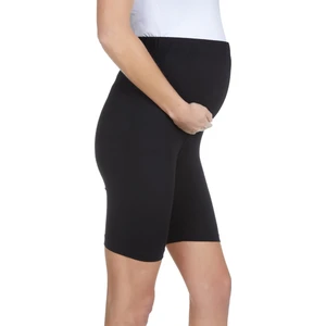 LuvmaBelly Pamuklu Hamile Şort Tayt Kadın Günlük Stil Siyah Renk