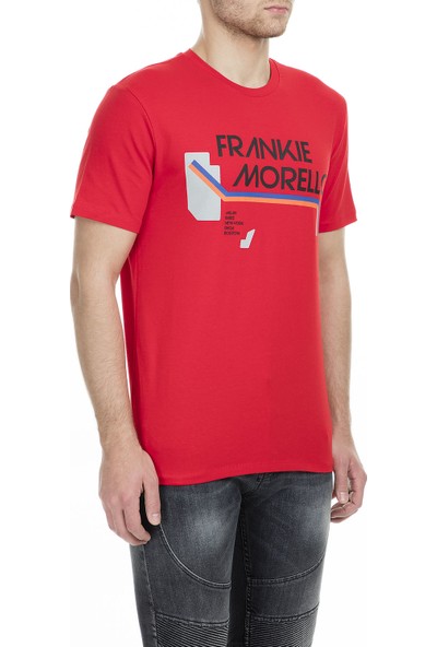 Frankie Morello Erkek T-Shirt FMCS9047TS R16