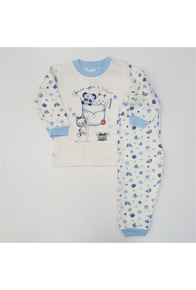 Elbebek Baby 108 Erkek Bebek Pijama Takımı