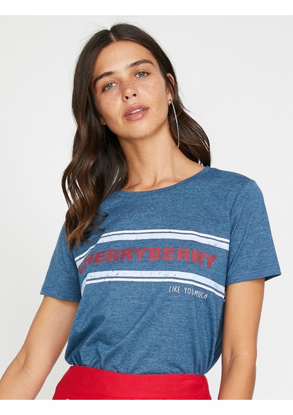 Yazılı Baskılı T-Shirt