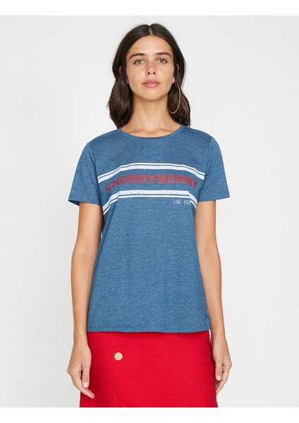 Yazılı Baskılı T-Shirt