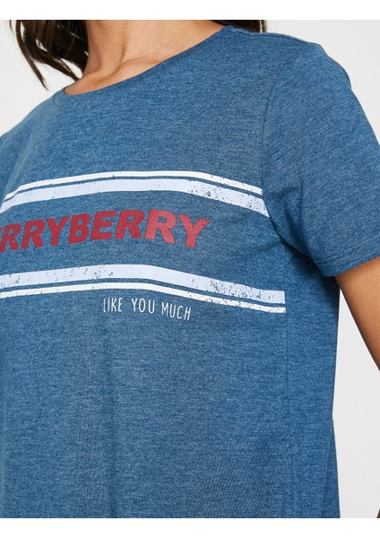 Yazılı Baskılı T-Shirt