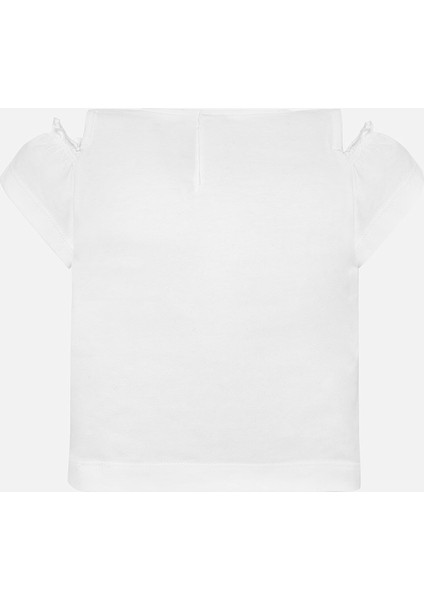 Kız Bebek Omuz Dekolteli Gümüş Simli T-Shirt 1007 fiyatları