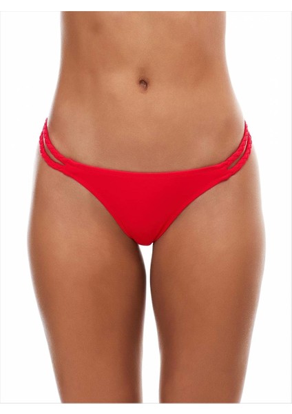 63050 Kırmızı String Bikini Altı