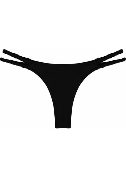 63050 Siyah String Bikini Altı