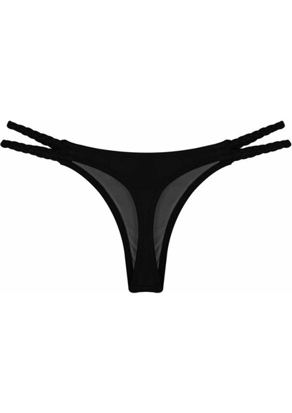 63050 Siyah String Bikini Altı