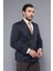 Kruvaze Lacivert Slim Fit Ceket 1