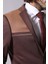Penye Slim Fit Kahverengi Ceket 2