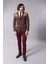 Penye Slim Fit Kahverengi Ceket 4