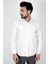 Beyaz Slim Fit Normal Manşet Cepsiz Gömlek 1