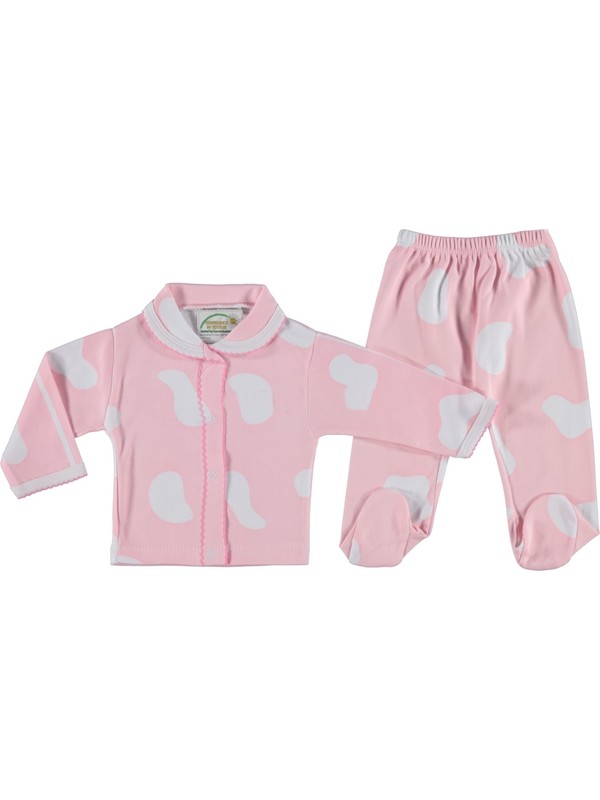 Bebeemm Damalı Kız Bebek Pijama Takımı Pembe Fiyatı