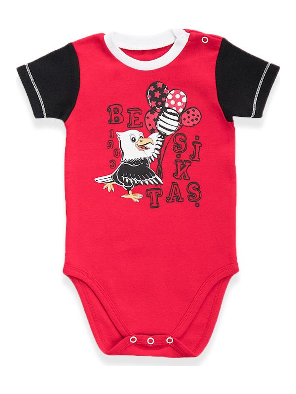 Beşiktaş Lisanslı Bebek Body Kırmızı Fiyatı Taksit