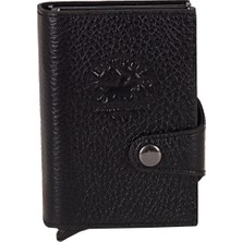 West Polo 5560 Erkek Mekanizmalı Cüzdan Siyah