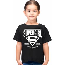 Rock&Roll Süperabla Siyah Kısa Kollu Unisex Çocuk T-Shirt