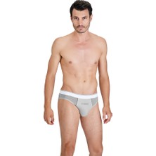 Kom Erkek  Manila Slip Külot Gri 44SL30071