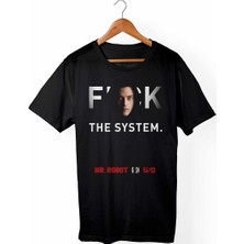 Muggkuppa Mr.Robot Siyah T-Shirt