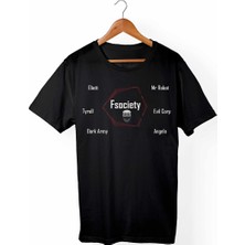 Muggkuppa Mr.Robot Siyah T-Shirt