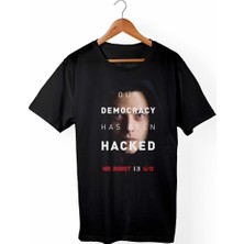 Muggkuppa Mr.Robot Siyah T-Shirt