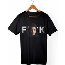 Muggkuppa Mr.Robot Siyah T-Shirt