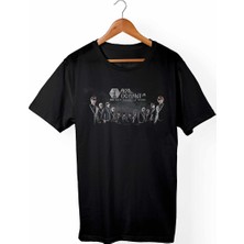 Muggkuppa Exo K-Pop Unisex Ve Kadın Kesim Siyah T-Shirt