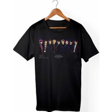 Muggkuppa Exo K-Pop Unisex Ve Erkek Kesim Siyah T-Shirt