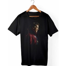 Muggkuppa Doctorstrange-Marvel Unisex Ve Kadın Kesim Siyah T-Shirt