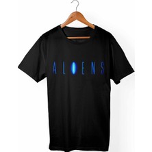 Muggkuppa Aliens Siyah T-Shirt